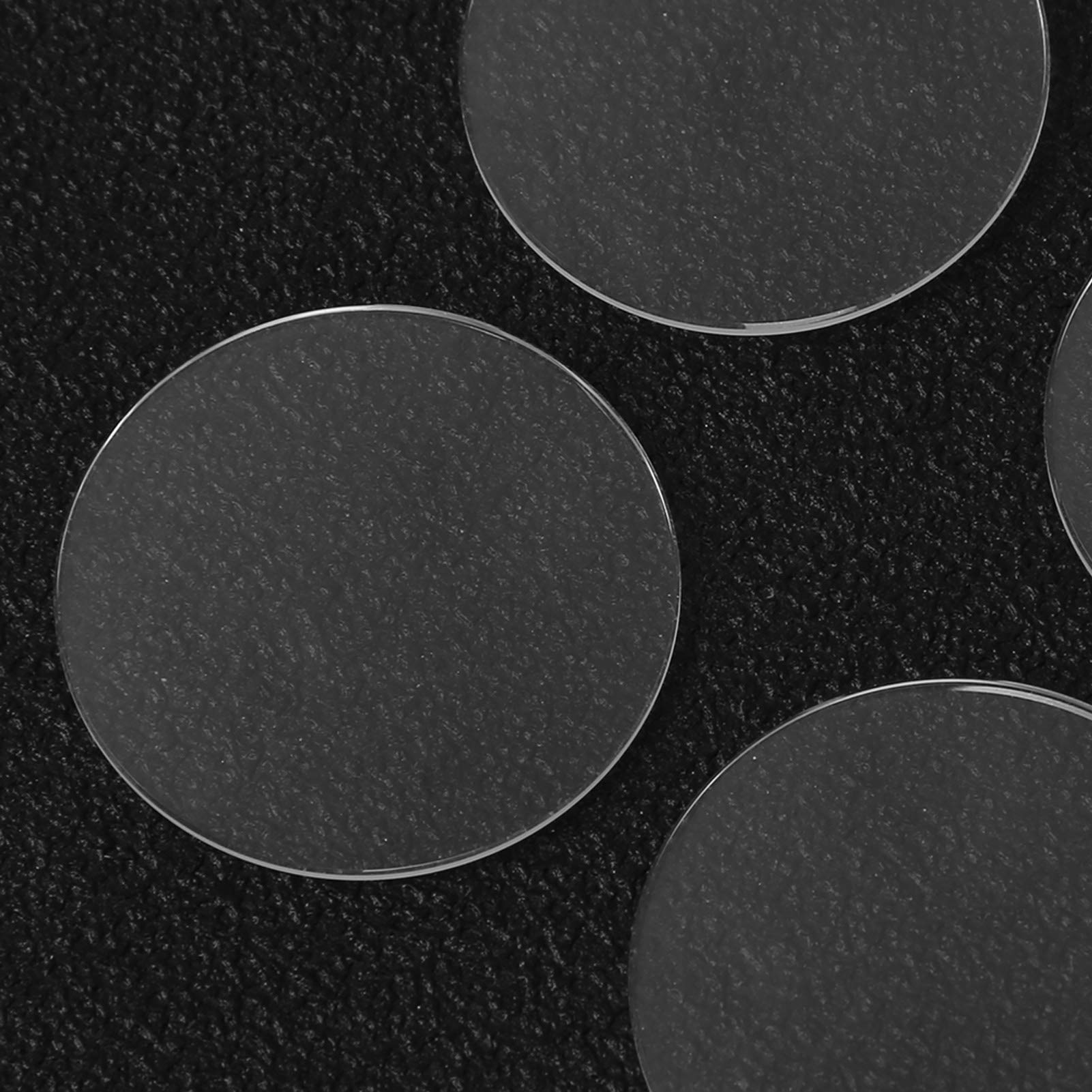 4 Piezas de Lente de Cristal de Zafiro para Relojes, Repuesto de Doble cúpula para Relojes de 30 mm a 31,5 mm, Pieza de reparación de Reloj Resistente a los arañazos con 1,2 mm de