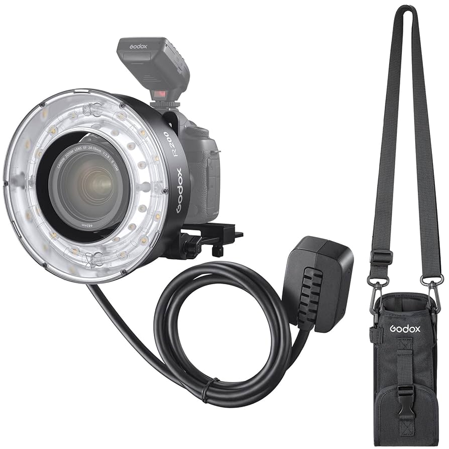 GODOX R200 リングフラッシュ Amazon.com : Godox R200 Ring Flash Head for AD200 AD200 Pro