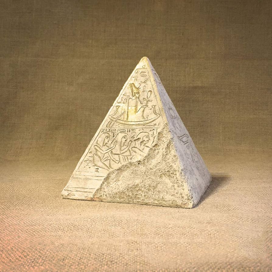 Amazon.co.jp: ピラミッドモデル、エジプトのピラミッド像の彫刻