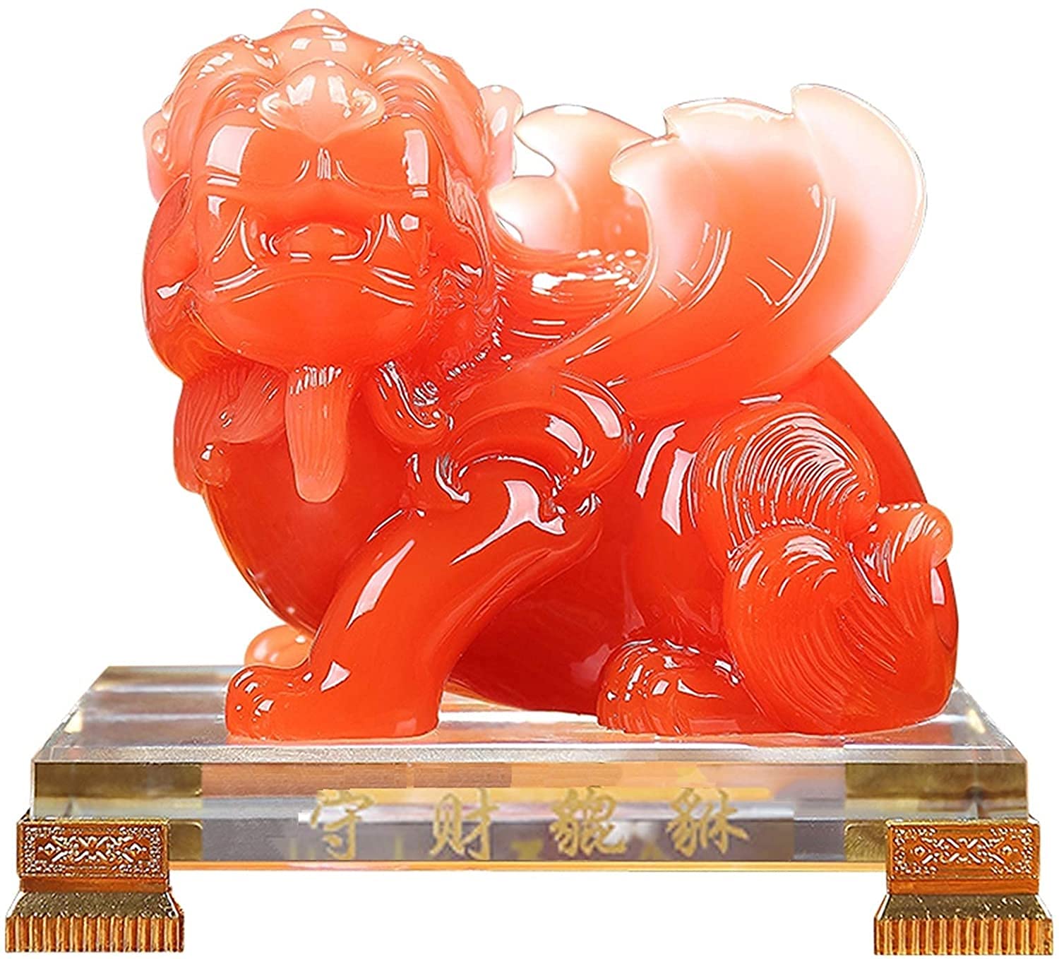 Statues Pixiu porte-bonheur en résine pour la décoration de maison et bureau
