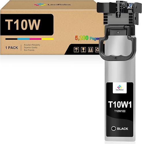 LeciRoba Remanufactured T10W T10W100 Ink Cartridge Replacement for T10W100 T10W 