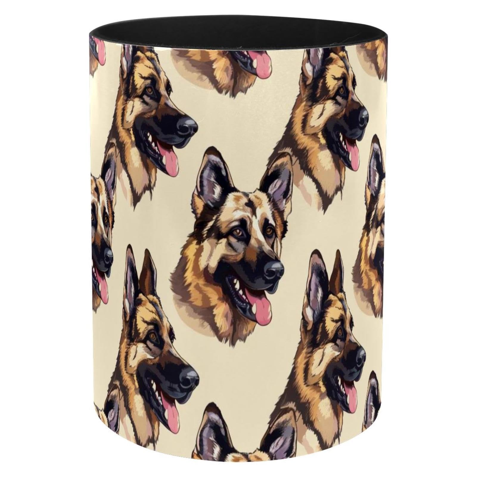 Porte-stylo berger allemand en métal pour le bureau