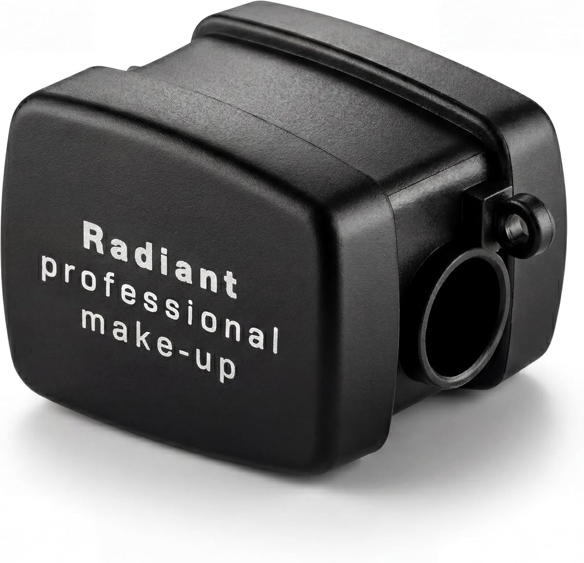 Radiant Professional Pencil Sharpener, for Soft Pencils | For Lip & Eye Pencils, Built-In Catcher, Makeup Sharpener