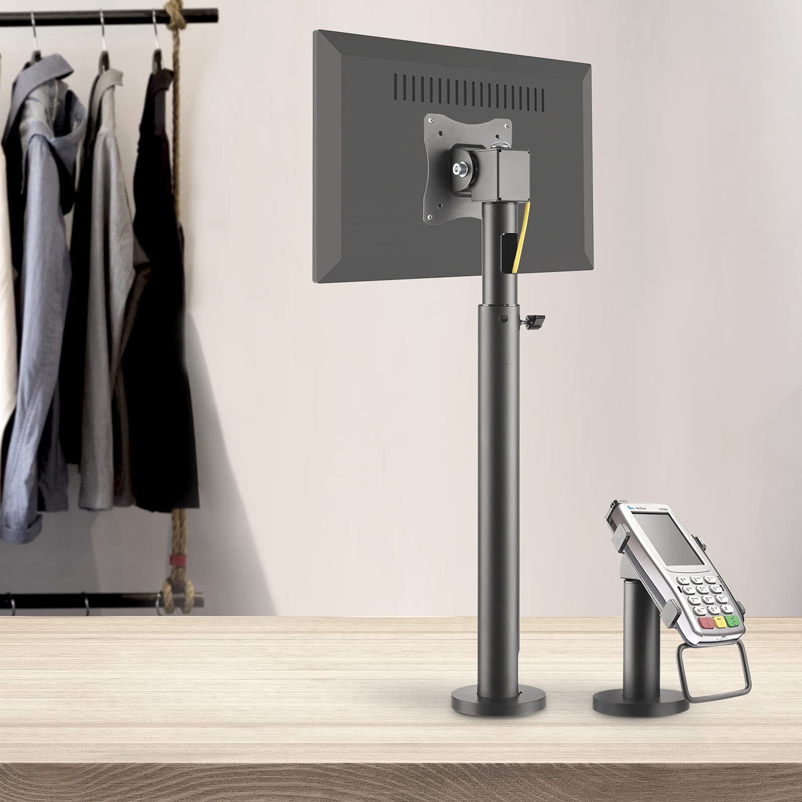 BeMatik - Support de terminal lecteur de carte de crédit compatible avec POS Verifone VX 820