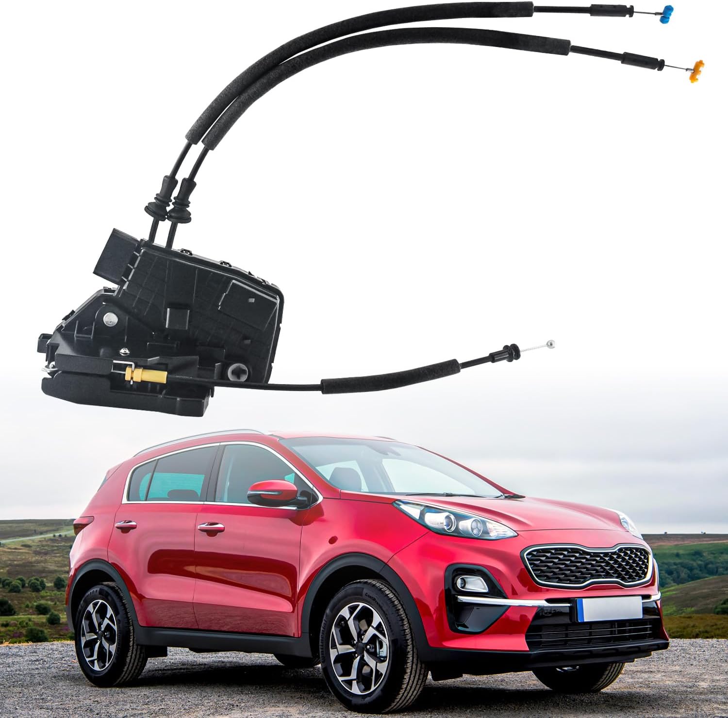 Door Lock Latch Actuator Compatible with Hyundai Tucson 2016-2020,Front Driver Side,Replace # 81310-D3010 81310D3010