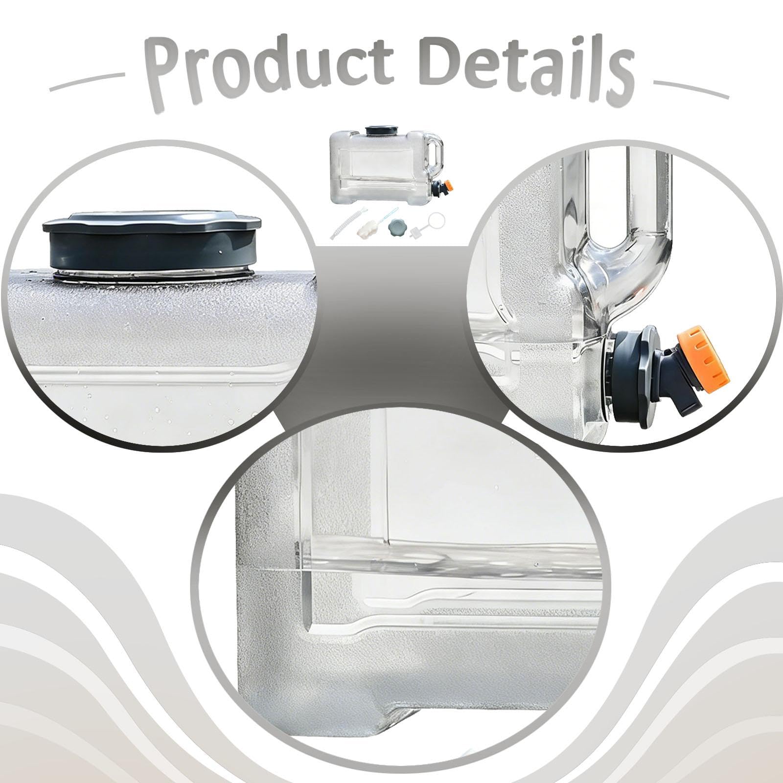 Jarra de Agua Portátil para Camping, Depósito de Agua con Extensión, Cubo para Coche