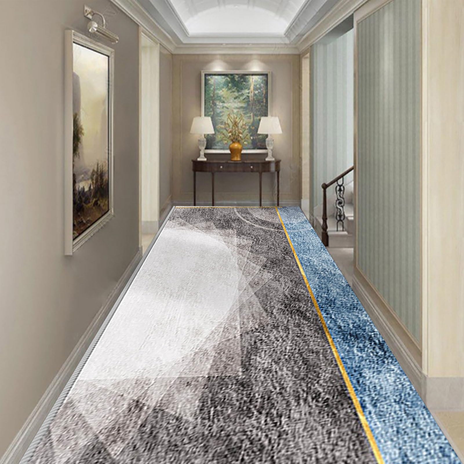 Tapis de couloir antidérapant élégant pour sublimer votre entrée