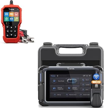 VDIAGTOOL BT500 Car Battery Tester 6V 12V 24V with VD70S Bidirectional Scan Tool