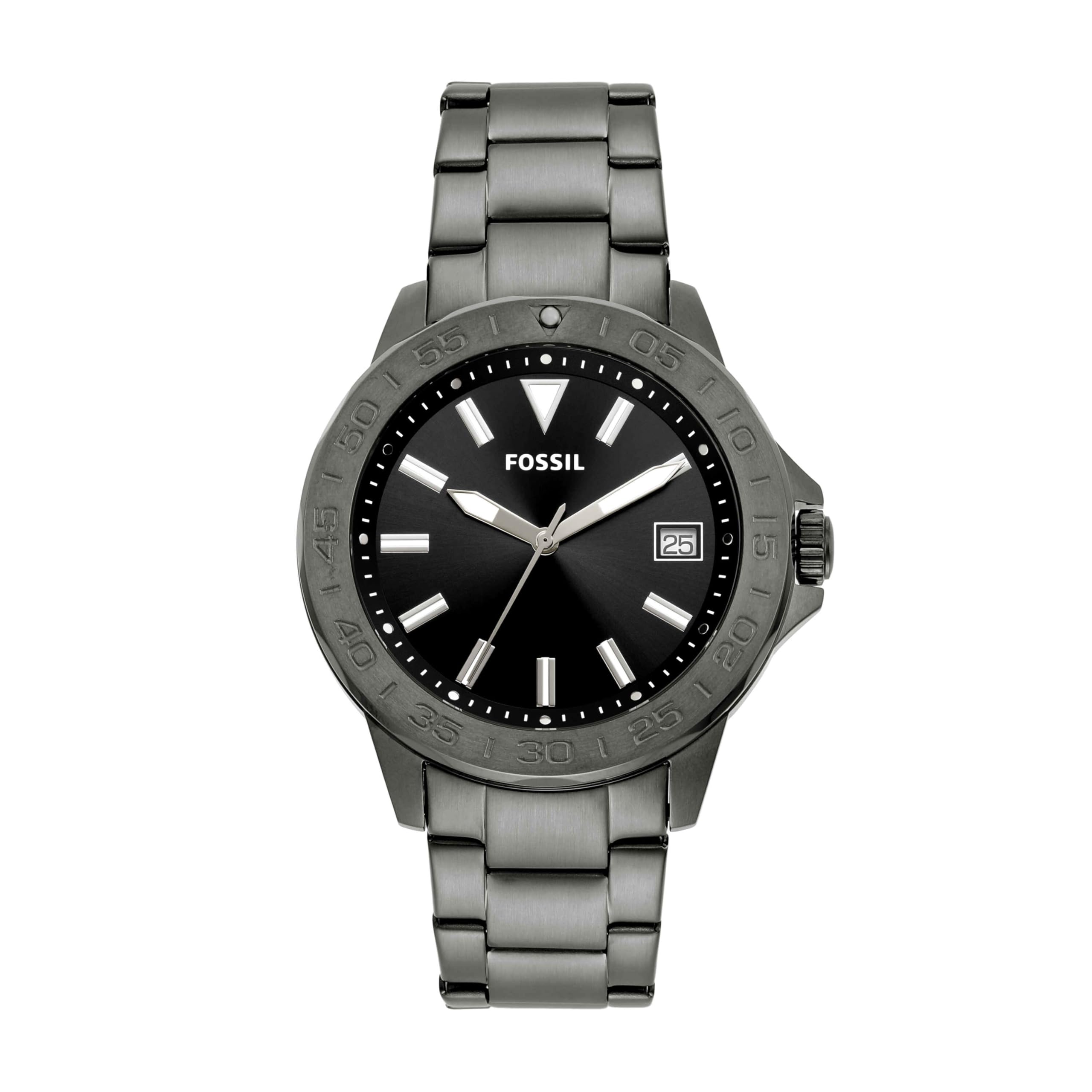 Fossil Stainless Steel Analog Black Dial Mens Watch-Bq2785Set, Band Color-Grey (B0CH85VCLX) Amazon Price History, Amazon Price Tracker