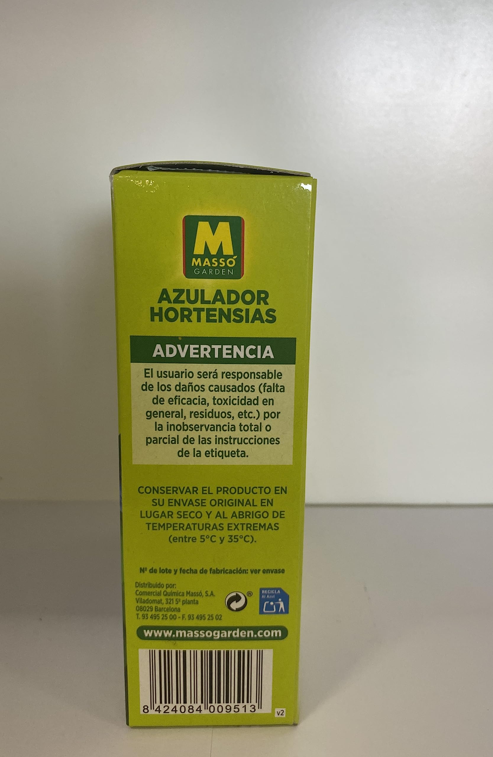 MASSO AZULADOR HORTENSIAS 200G