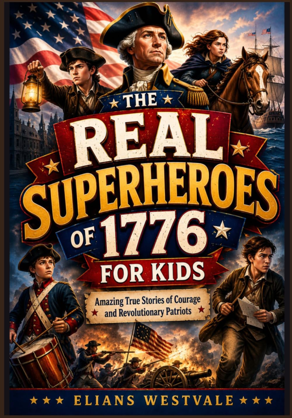 The REAL Superheroes of 1776 for Kids: Amazing True Stories of Courage and Revolutionary Patriots