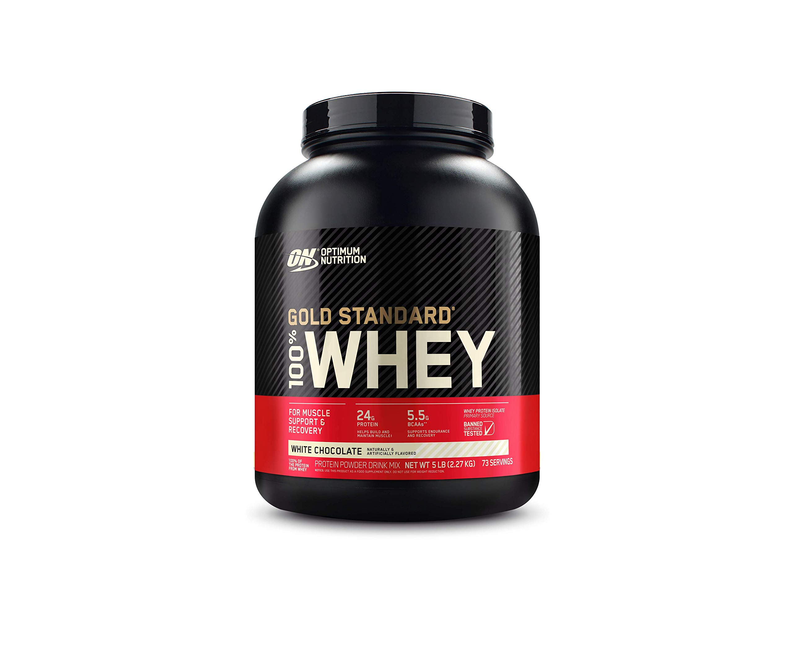Gold Standard 100% Whey White Chocolate -- 5 lbs