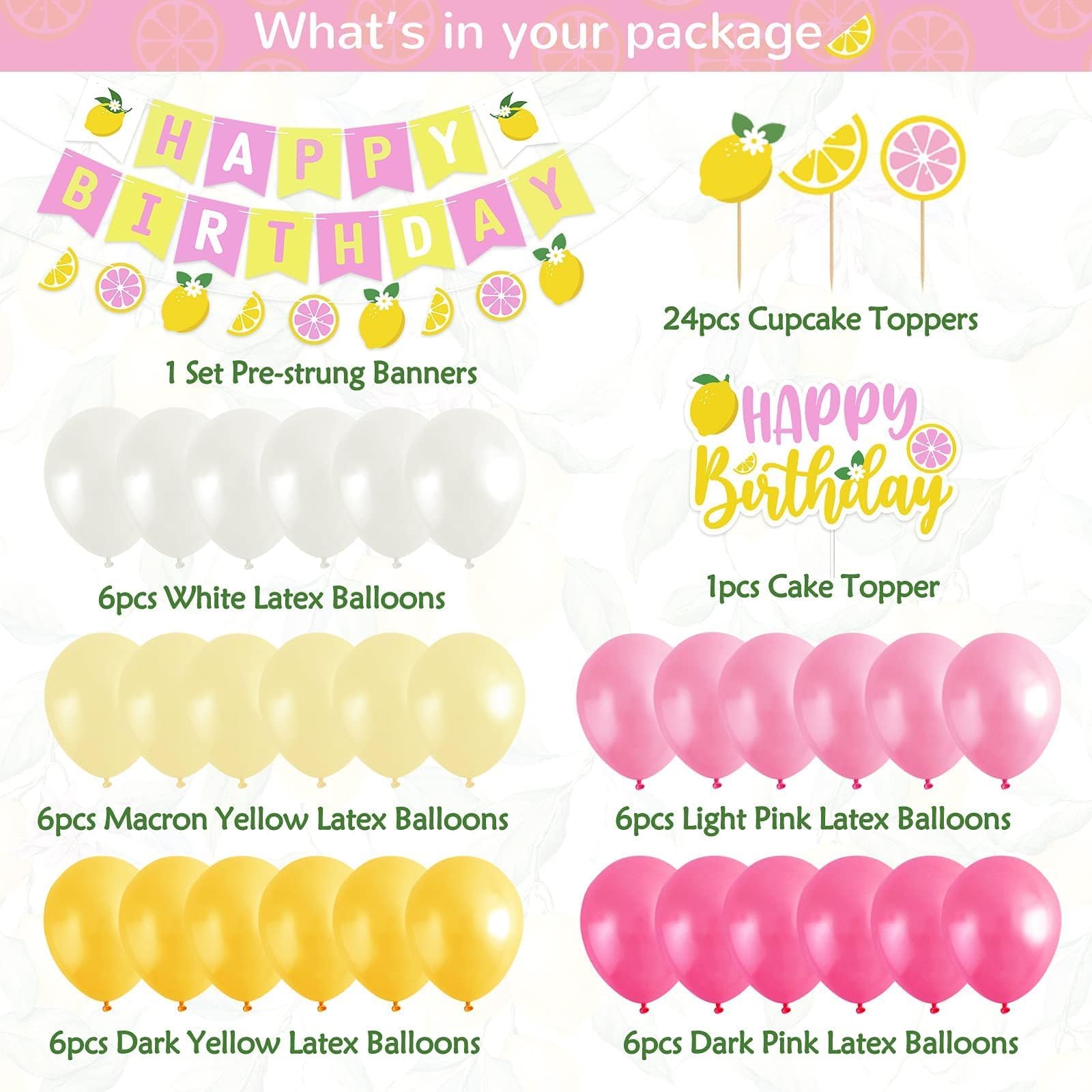 Happy Birthday Burlap Banner for Birthday Decorations Birthday Party Supplies (White Alphabet) 041WE