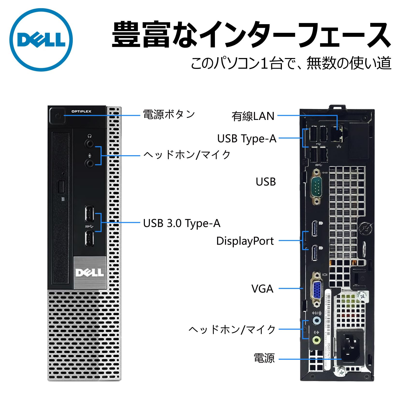Amazon.co.jp: 【整備済み品】 【Amazon.co.jp 限定】 DELL ミニ型