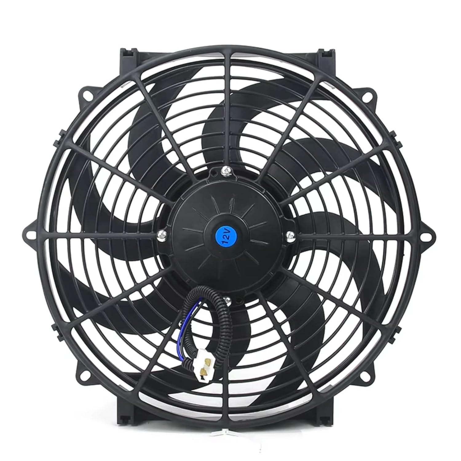 Engine Cooling Fan Mount Kit for 14 Inch 120w Large Air Volume Universal Car Air Conditioning Electronic Fan 12v Engine Water Tank Cooling Fan Accessories 24v