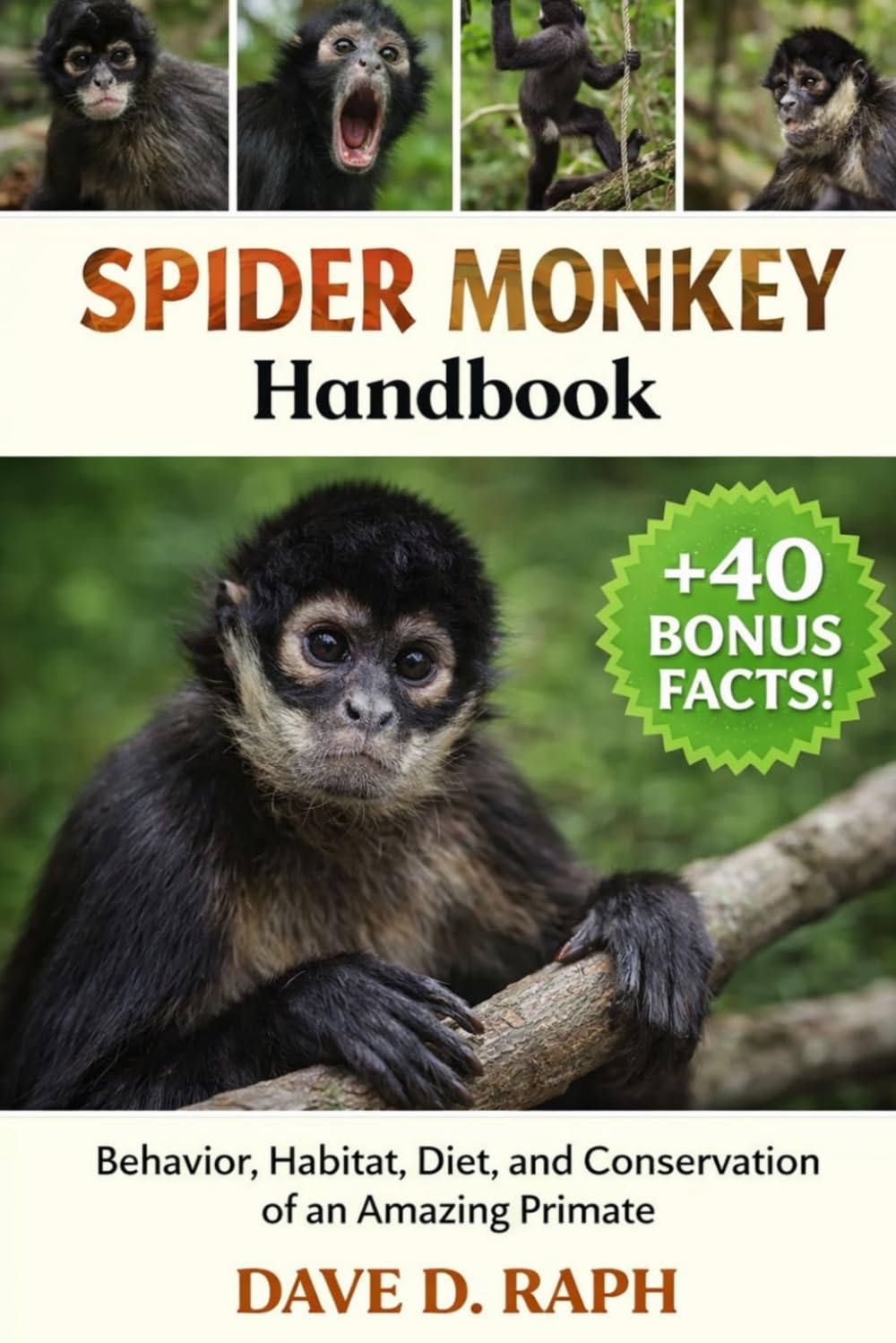 Spider Monkey Handbook: Behavior, Habitat, Diet, and Conservation of an Amazing Primate