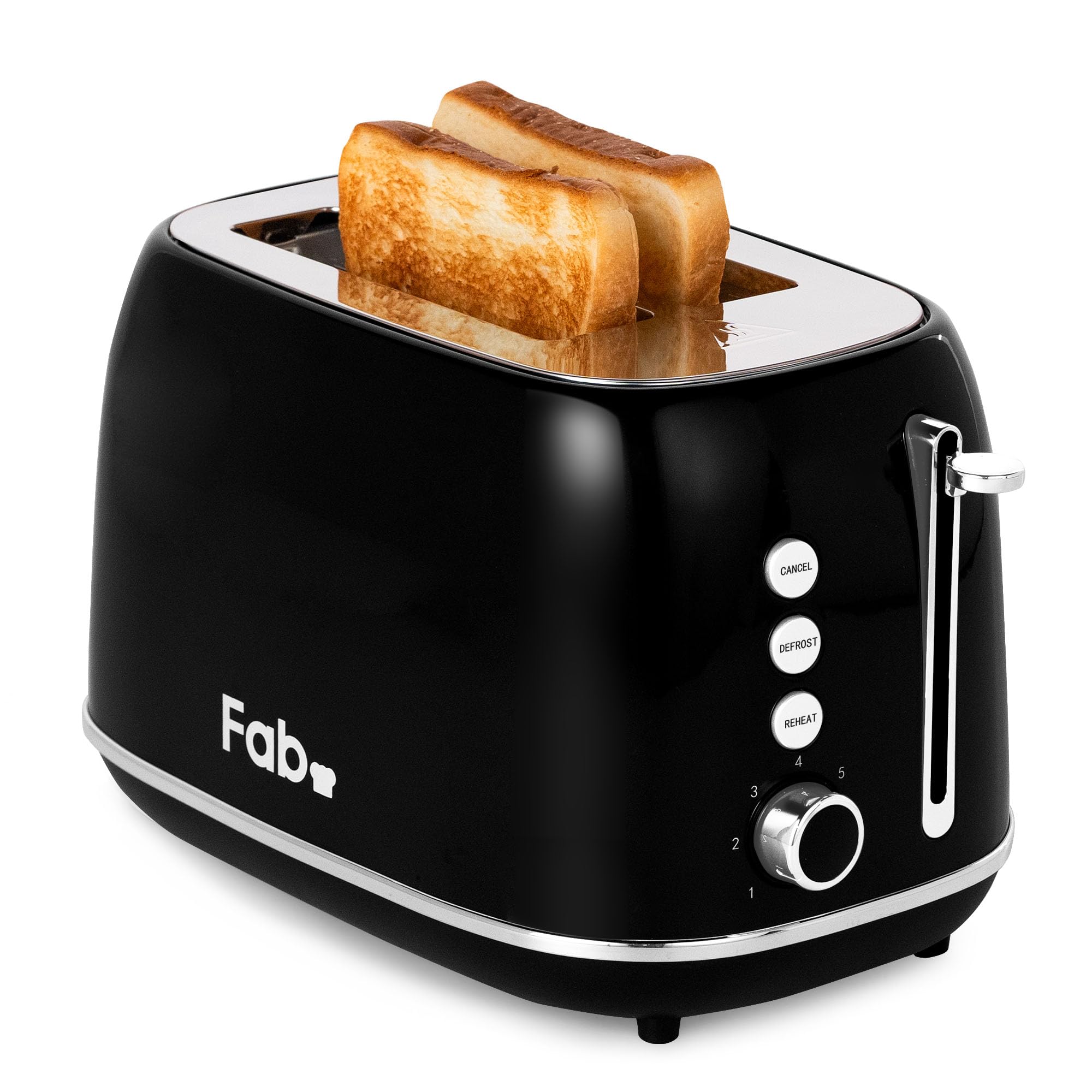 Kitchen in the box Tostadora Acero Inox 7 Niv 4cm, Desayuno. | Fab Tostadora acero inox, 2 ranuras, 7 niveles, 4cm, 800W. Recalienta, descongela. 6 colores. Desayuno perfecto.