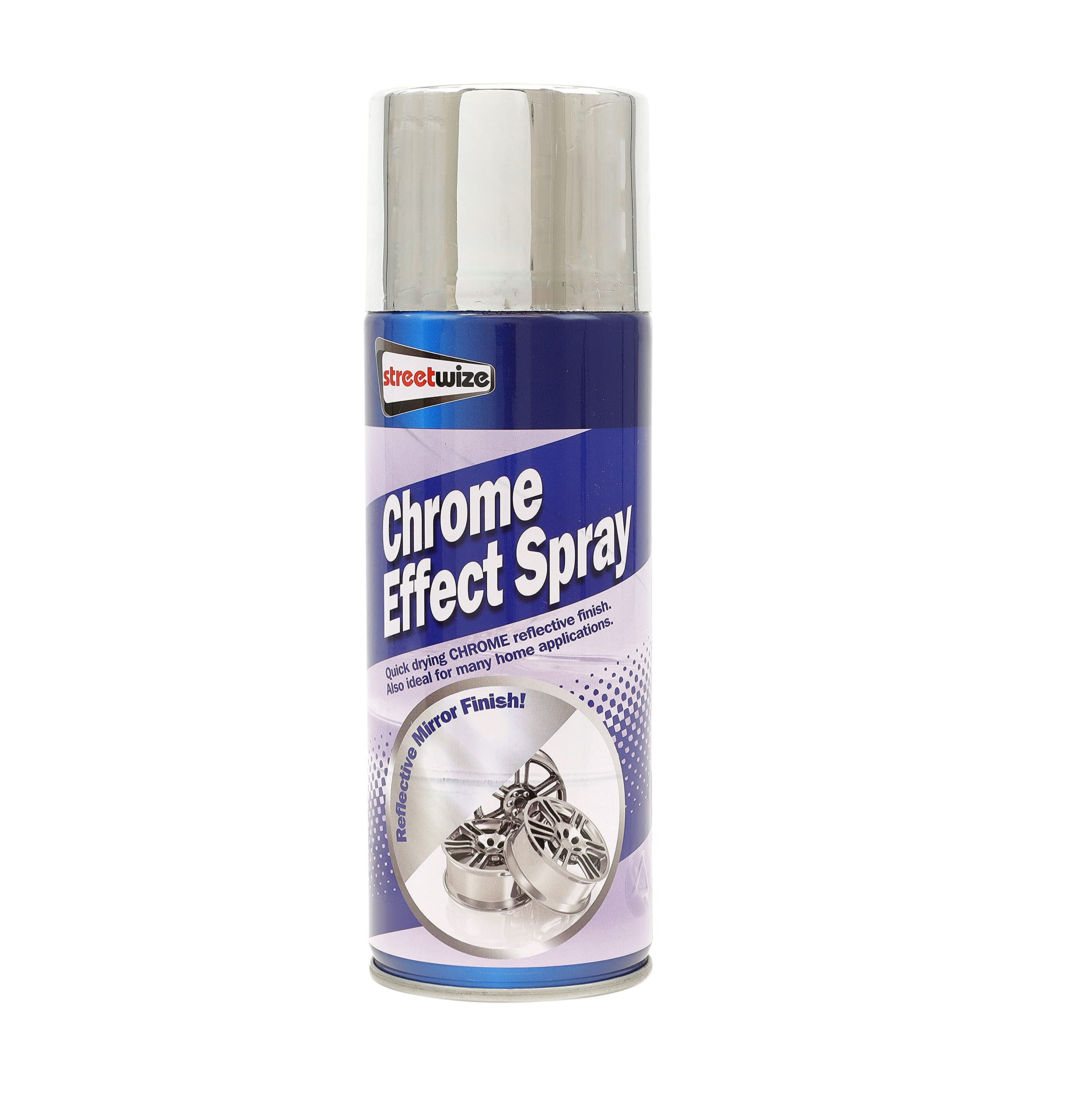 Chrome Effect Spray Paint 400 ml Tin Quick Drying   [SWCHEM16]