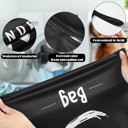 Miniatura 4 de 2 bolsas de lavandería de viaje grandes, lavables, impermeables, para húmedos, secas, grandes, para ropa sucia, bolsa de entrenamiento para