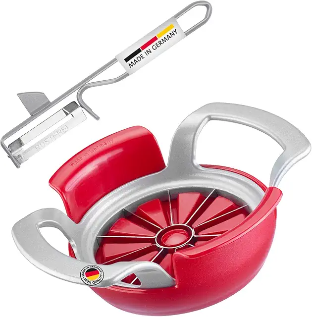 Westmark Apfel- und Birnenteiler-Set mit Sparschäler - Apfel Schäler