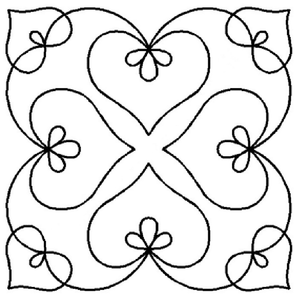 snowflake medallion quilt pattern