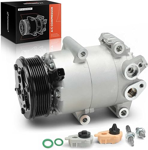 A-Premium Compresor A/C con embrague compatible con Ford Fiesta 1.6L 2014-2019, Fiesta Ikon 1.6L 2014-2015