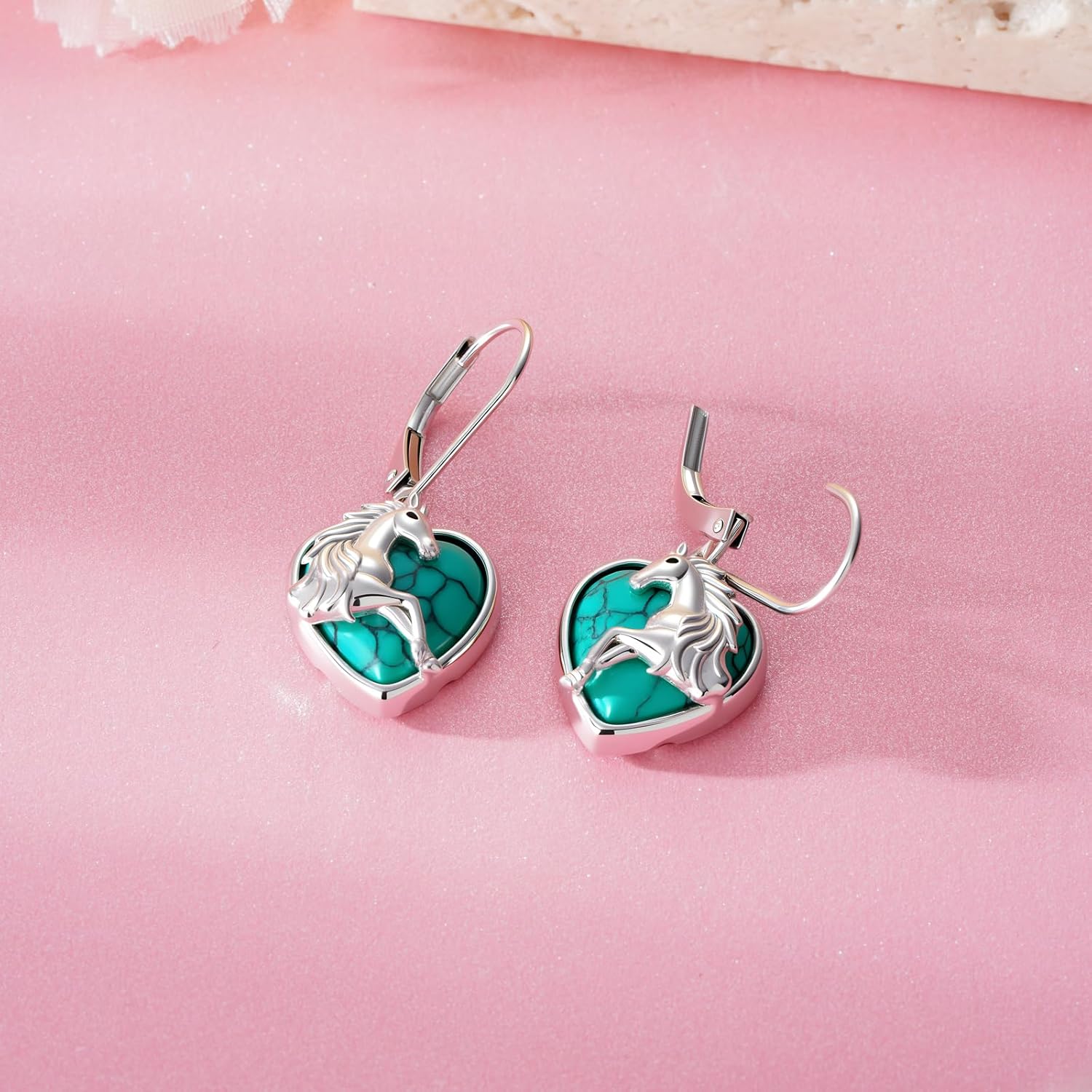 Horse Earrings 925 Sterling Silver Horse Dangle Earrings Western Jewelry Gifts for Women - Image 2