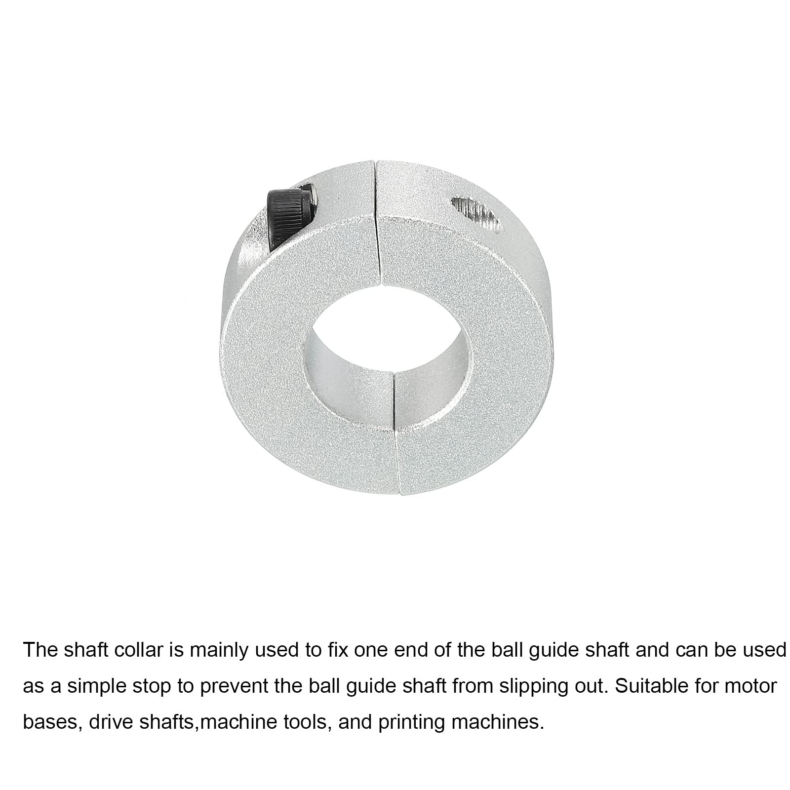 Arbre Collier 0.71 Pouce Alésage Double Aluminum Serrage