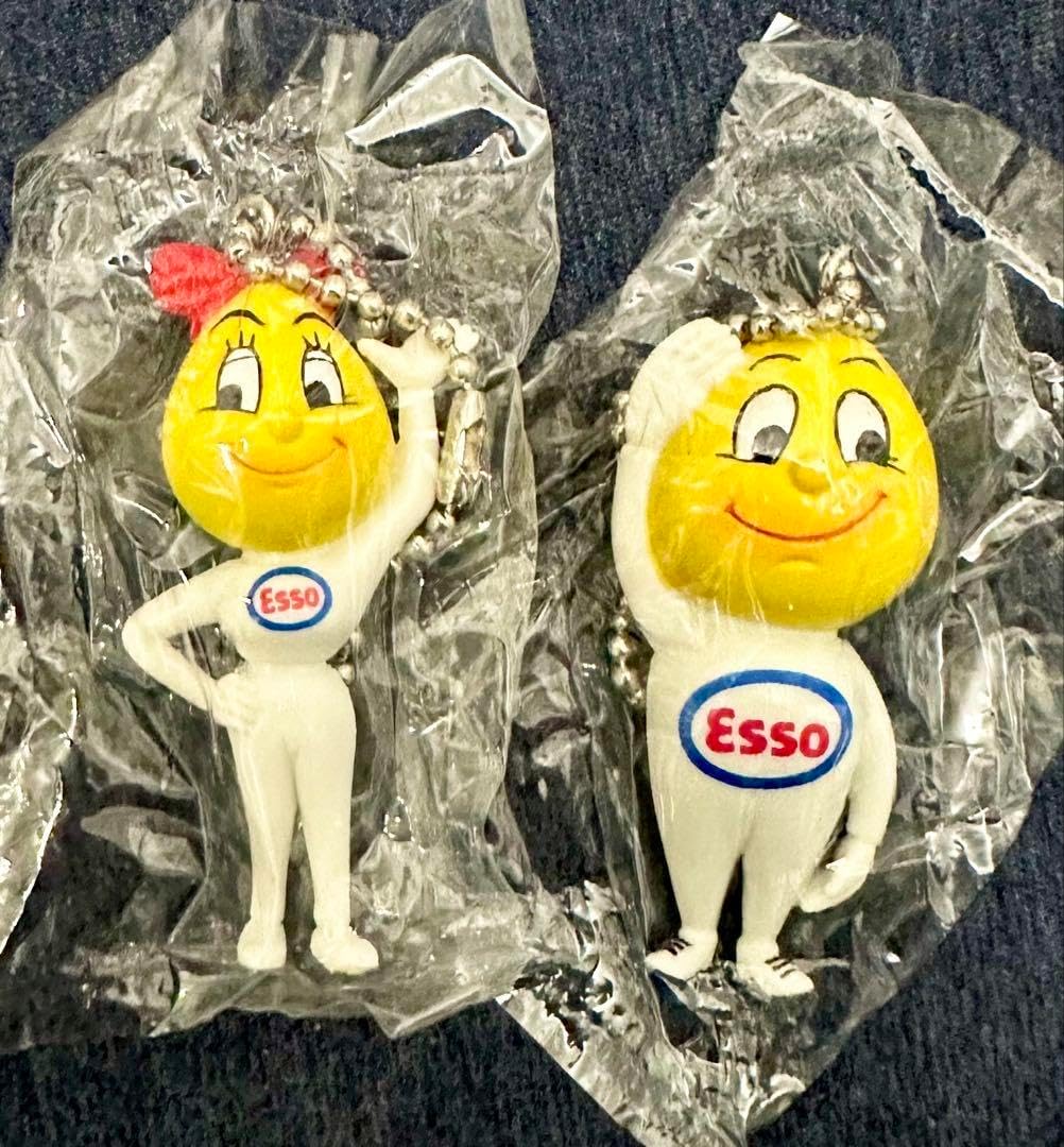 エッソボーイ エッソガール ペア キーホルダー JQANRHZK