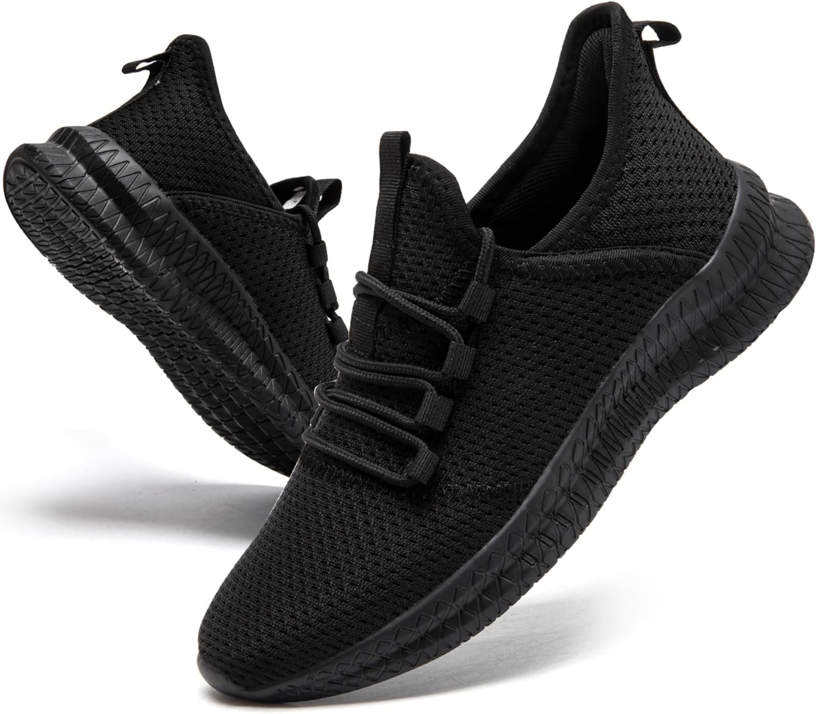 Mens Running Shoes Women Slip On Tennis Walking Sneakers Athletic Breathable Non Slip Gym Casual Lightweight Workout Sport Unisex Shoe