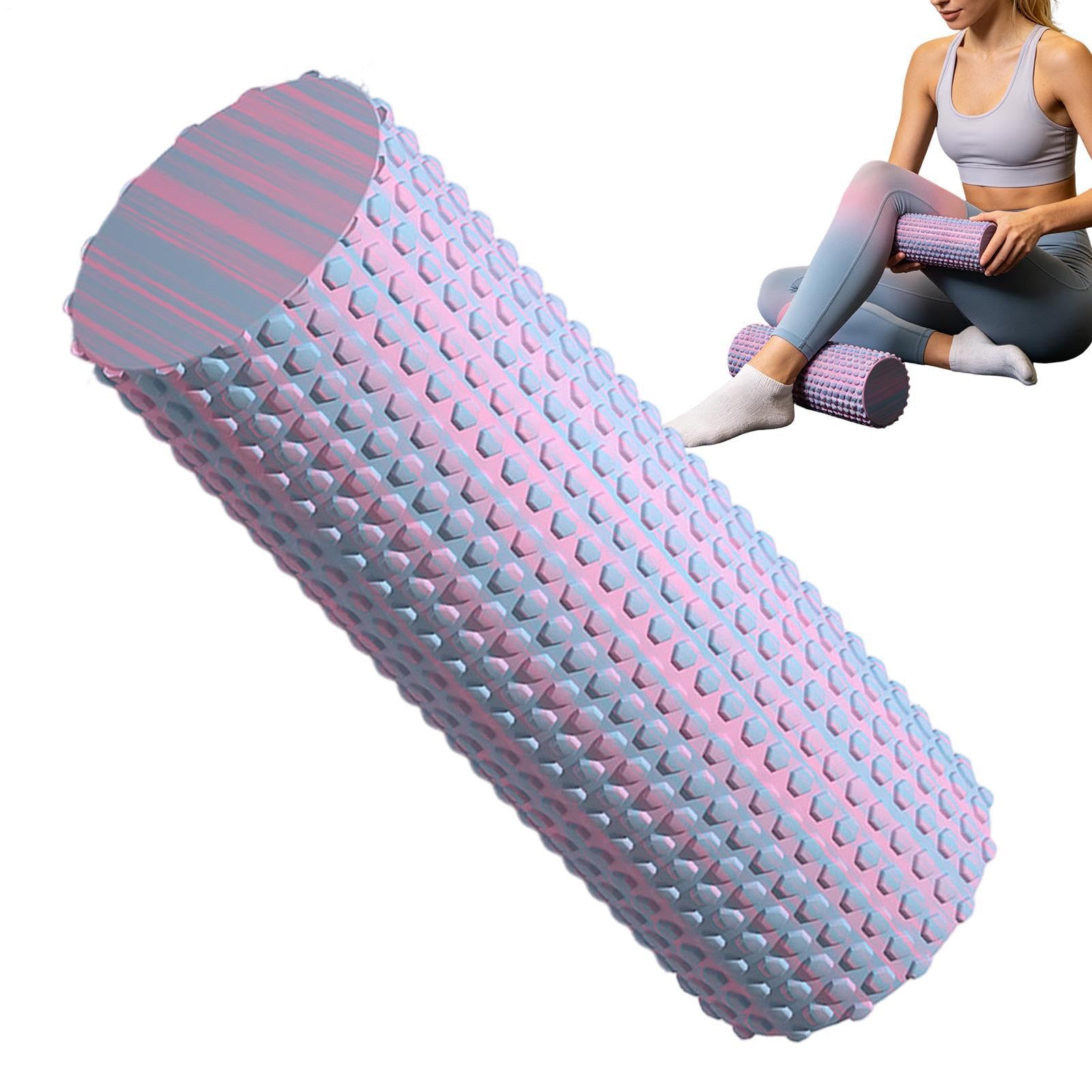 Solid High-Density EVA Foam Roller, Foam Roller for Deep Tissue Muscle Massage, Workout Recovery, Ideal for Yoga Pilates Balance Training Home Gym