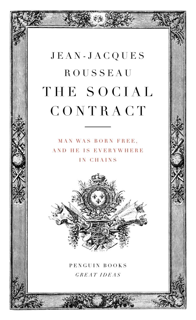 Great Ideas Social Contract by Jean-Jacques Rousseau (Paperback Book)