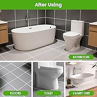 Vista 7 de Herramienta de calafateo 5 en 1 de silicona, herramienta de acabado de sellador para lechada con raspador, 6 almohadillas de silicona Verde