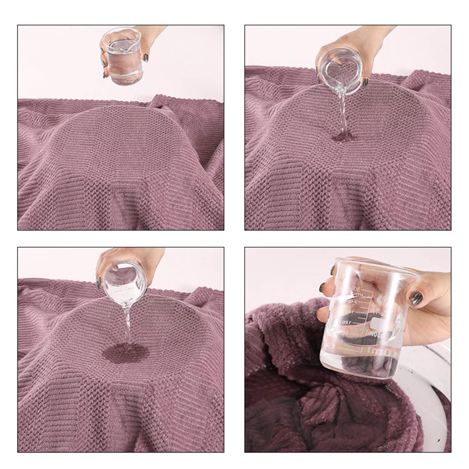 Korallenvlies Handtuch-Set – Super Weich & Saugstark, Inkl. 1 Handtuch & 1 Badetuch, Perfekt Für Bad, Strand & Sport (Rosa)