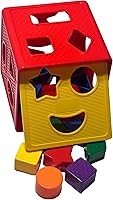 19-Piece Shape Sorter Activity Cube for Toddlers 1-3 - Color Recognition, Sorting & Matching Learning Toys