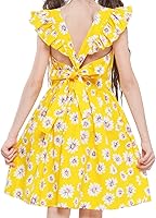 Vista 299 de Vestido de verano para niña, de algodón, con diseño floral