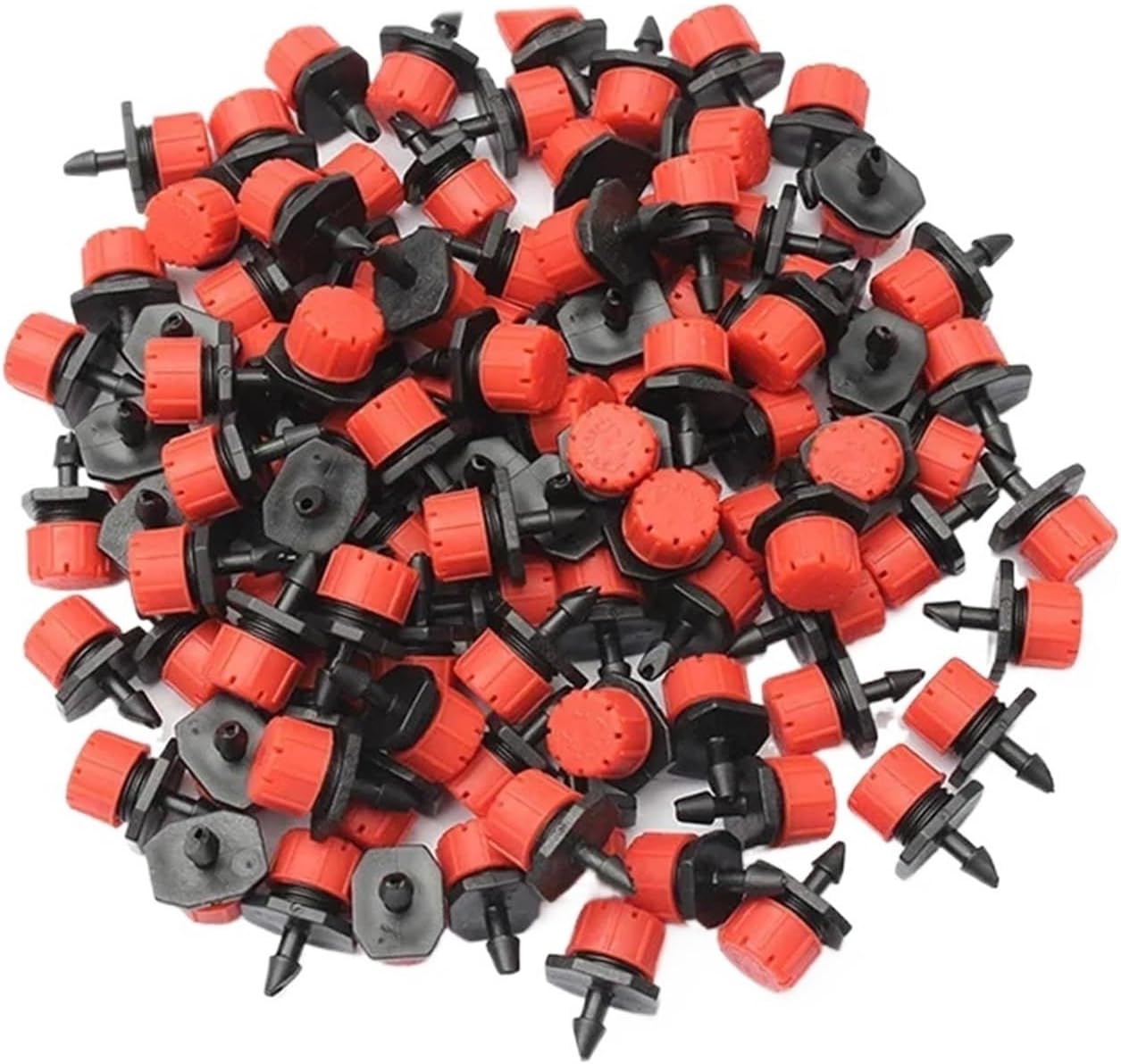 Drip Irrigation Emitters 400Pcs 8 Hole Irrigation Dripper Adjustable Irrigation Sprinkler Garden Micro Drip Irrigation System Plants for Drip Irrigation System