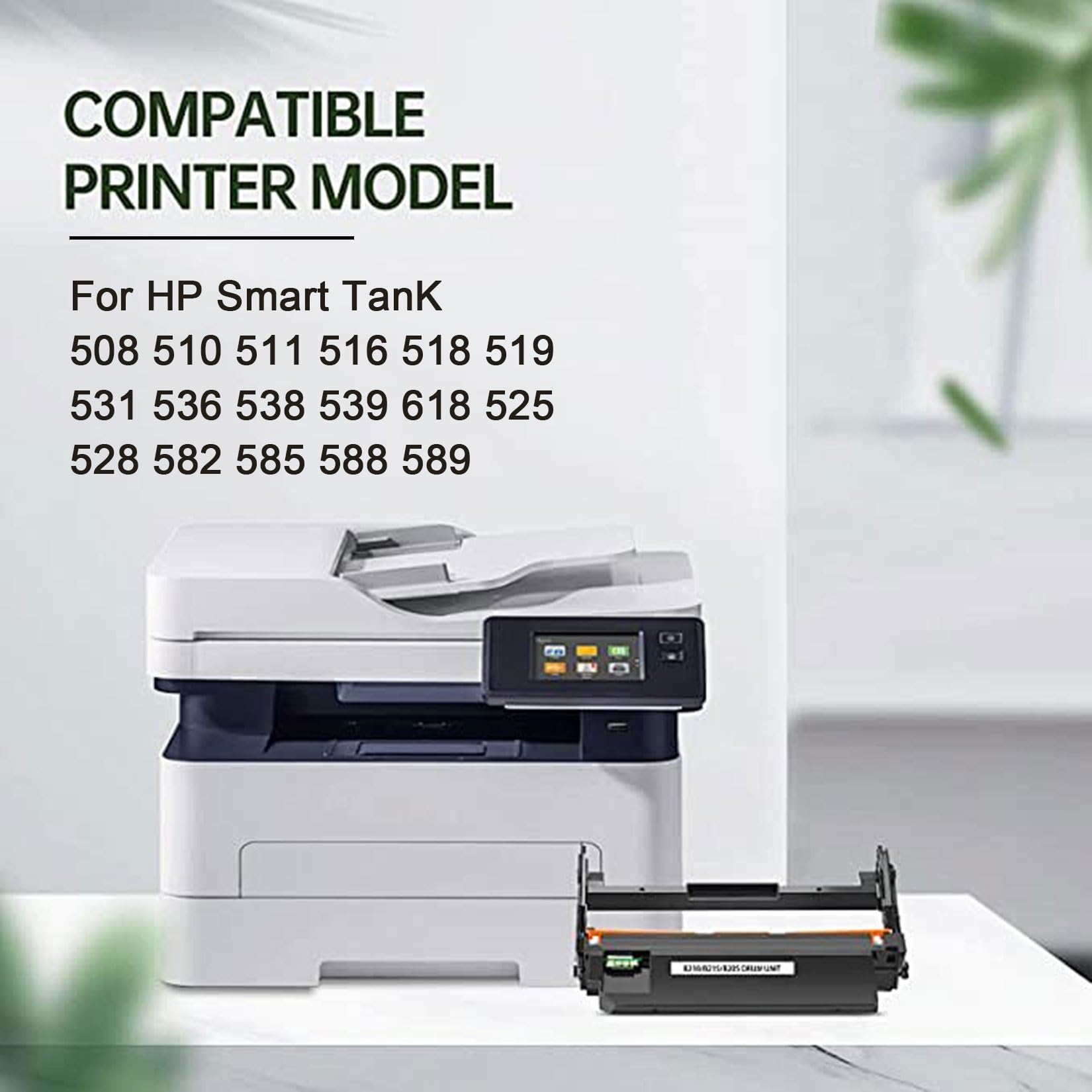 Tête D'Impression X4E75A/MOH50A Compatible HP Smart Tank 508-589 (Noir, Magenta, Jaune, Cyan)