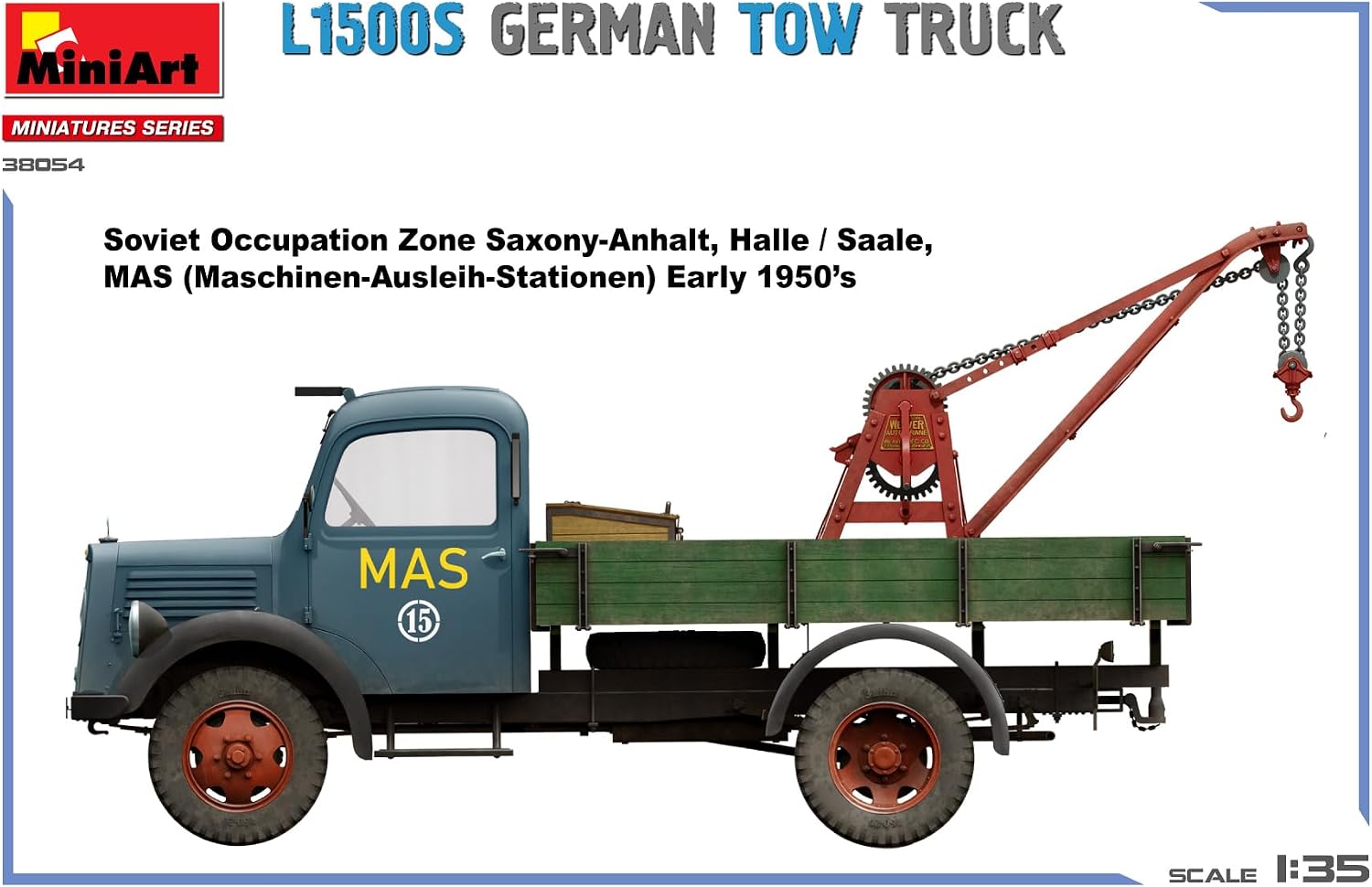 MiniArt 1:35 - L1500s German Tow Truck