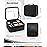 TANTO Makeup Bag With LED Mirror, Travel Makeup Case with Light up Mirror Large Cosmetic Case with 3 Color Lighted Portable Organizer Bag with Adjustable DividersBlack