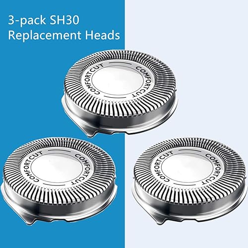 Miniatura 7 de BECHY SH30 - Cabezales de repuesto para afeitadoras Series 3000, 2000, 1000 y S738, compatibles con cuchillas ComfortCut como S1560 S3310