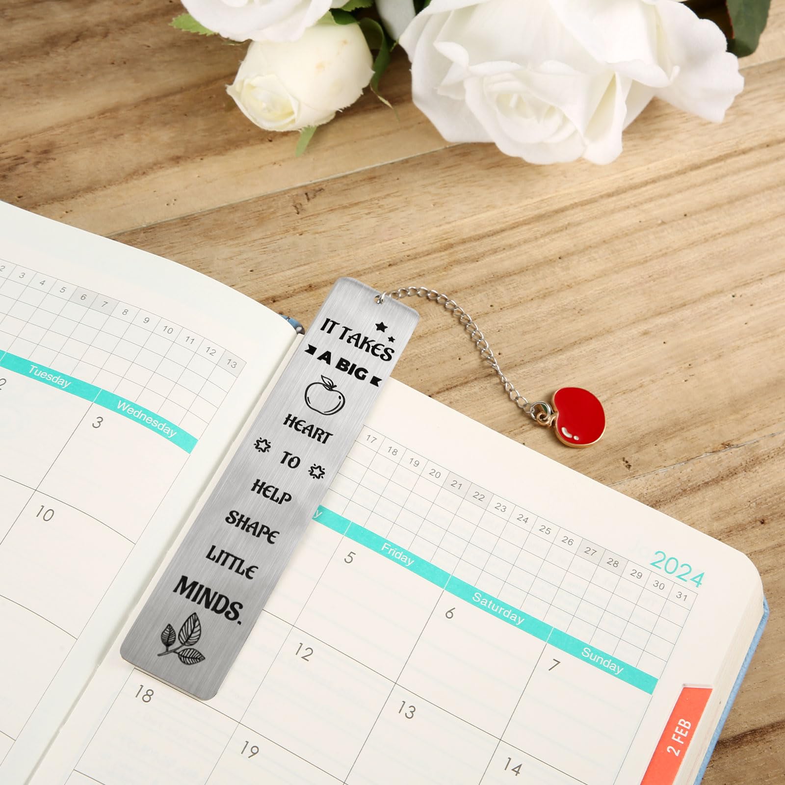 Thank You Gifts From Students Teacher Appreciation Bookmark - Metal ...