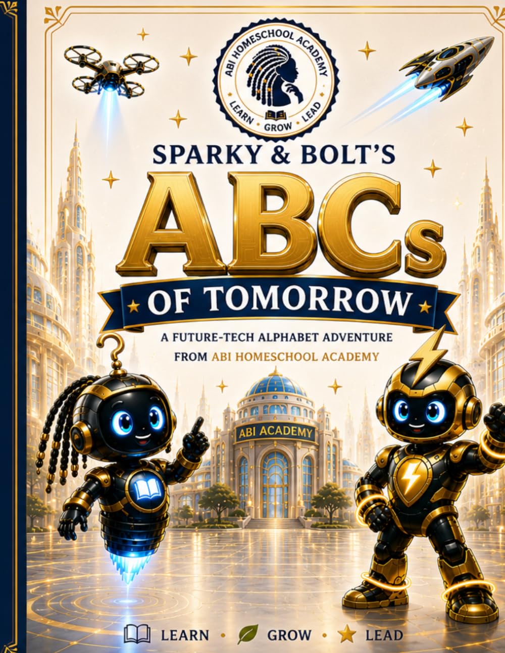 Sparky & Bolt’s ABCs of Tomorrow: A Future-Tech Alphabet Adventure from ABI Homeschool Academy
