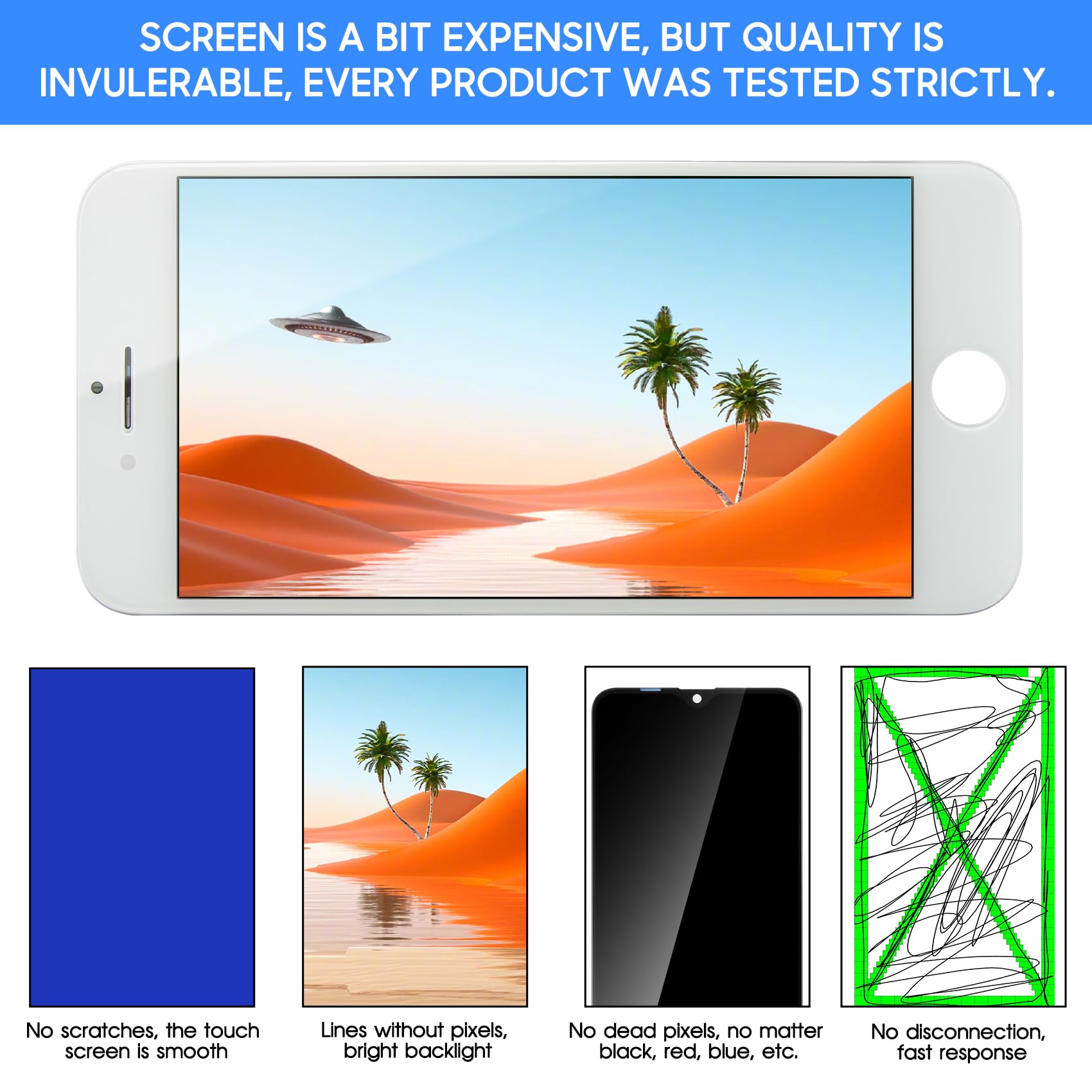 Amazon.com: for iPhone SE 2020 Screen Replacement for iPhone SE2