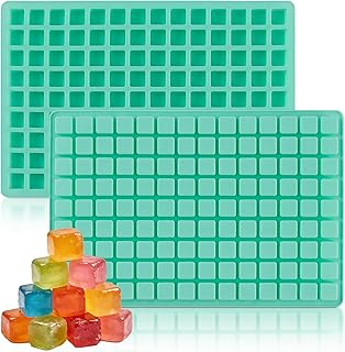 2Pack Square Silicone Candy Molds,126- Cavity Non-Stick Mini Gummy Mold for Caramel,Hard Candy,Ice Cube,Chocolate,Ganache