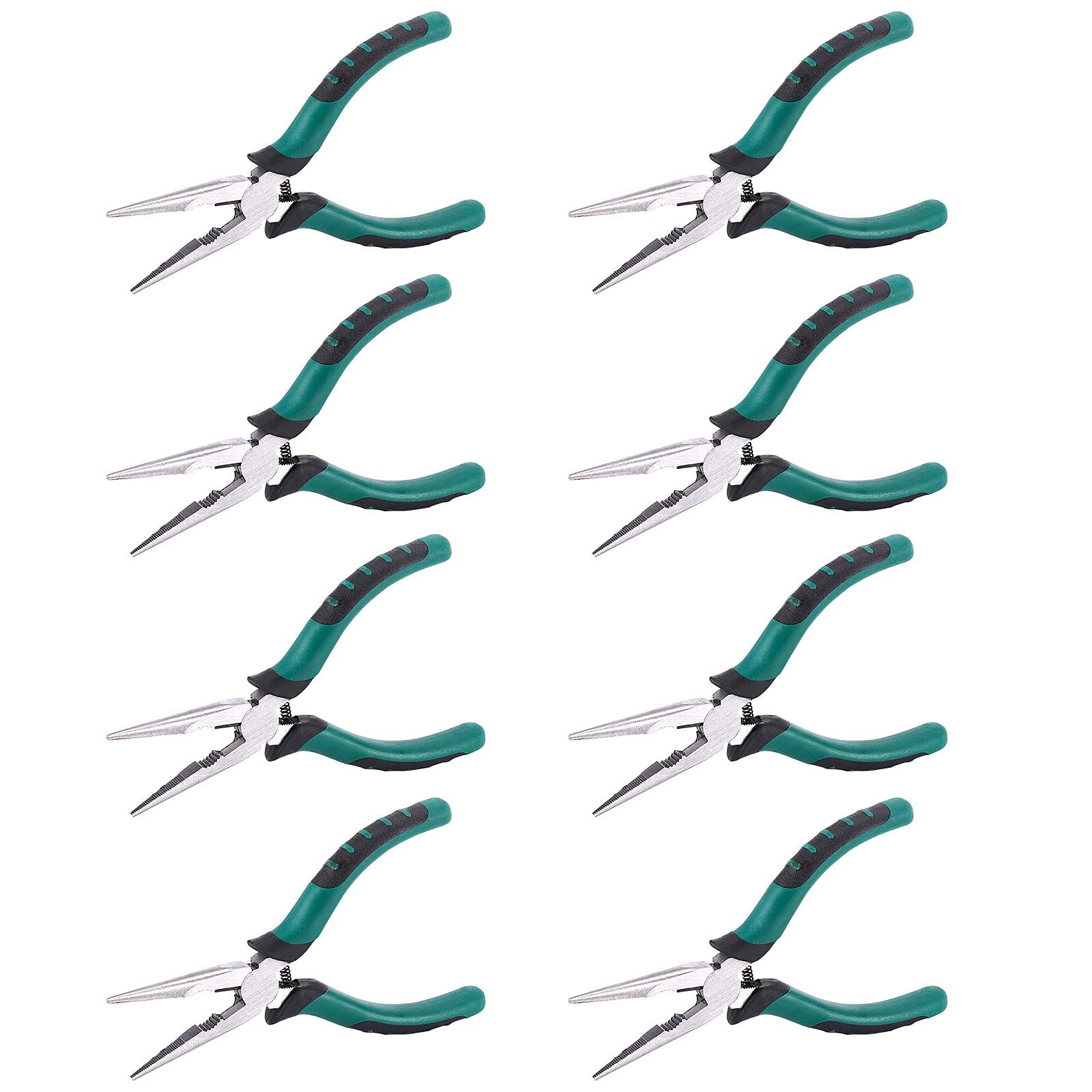 Alicates de corte lateral de nariz con cortador de alambre para prensar metales