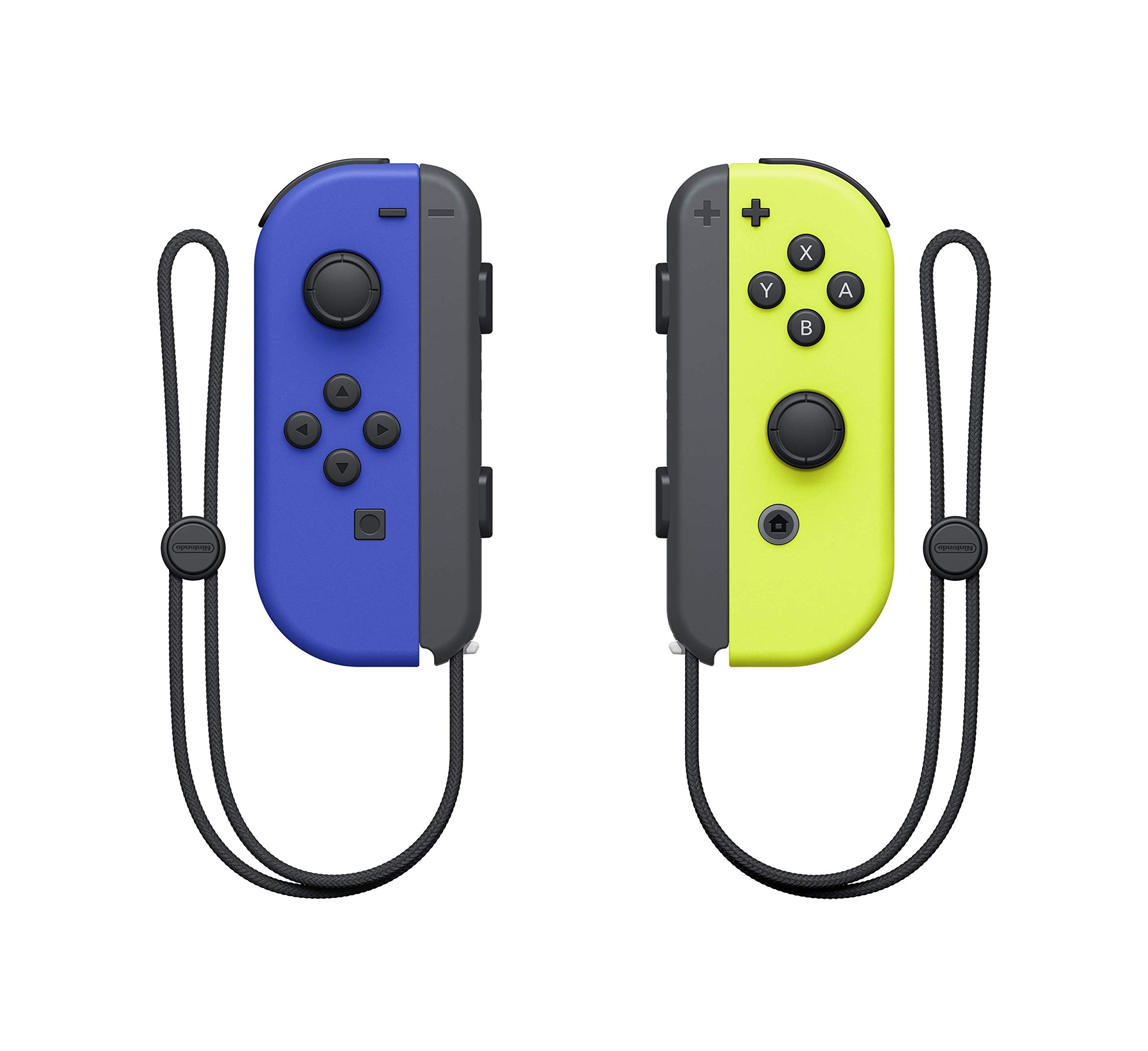 Nintendo Joy-Con 2er-Set, blau/neon-gelb & HORI Nintendo