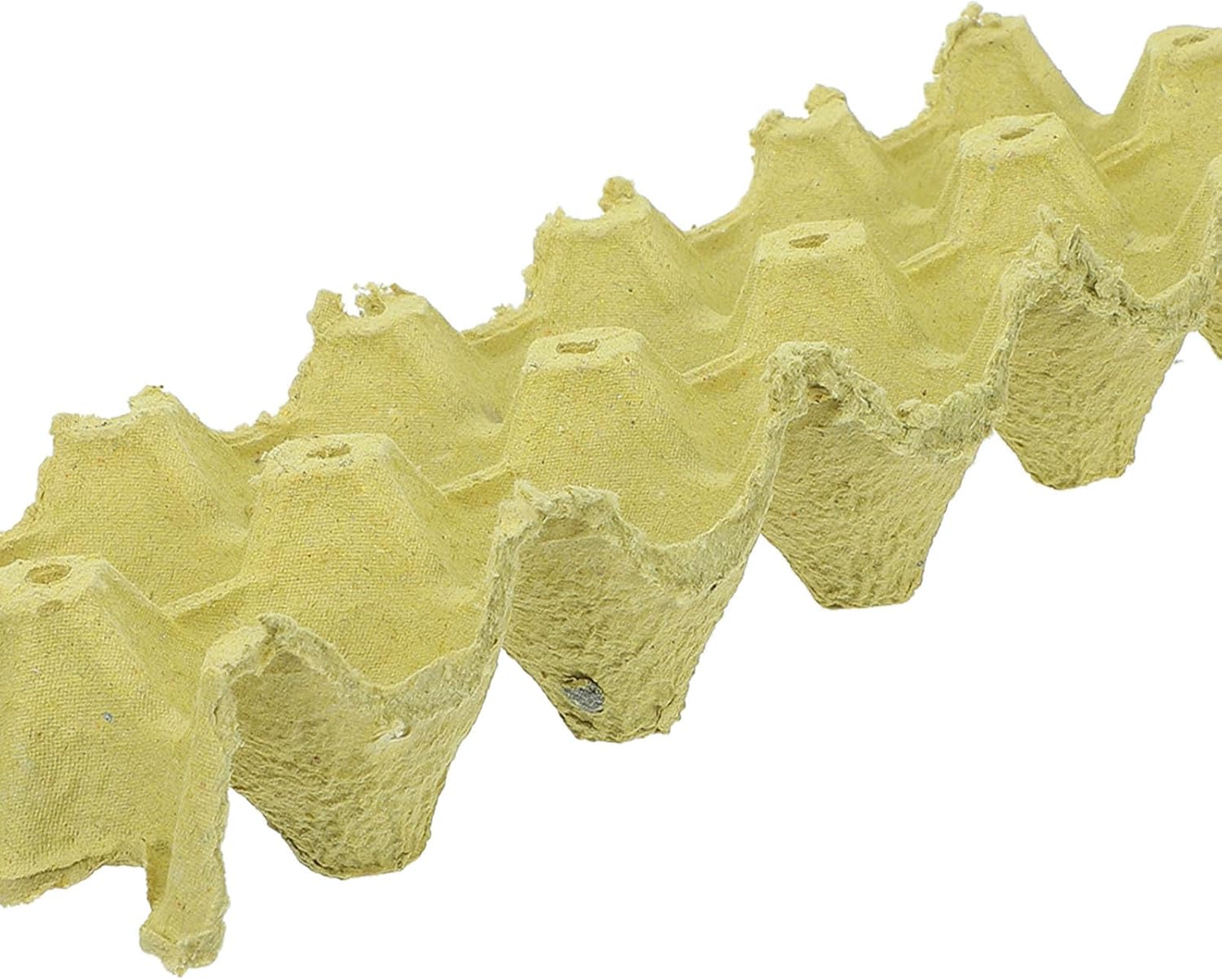 30pcs Paper Pulp Egg Cartons - Empty Cardboard Egg Cartons Blank Storage Containers for Farmers Market Family Kitchen Storing 10 Cell