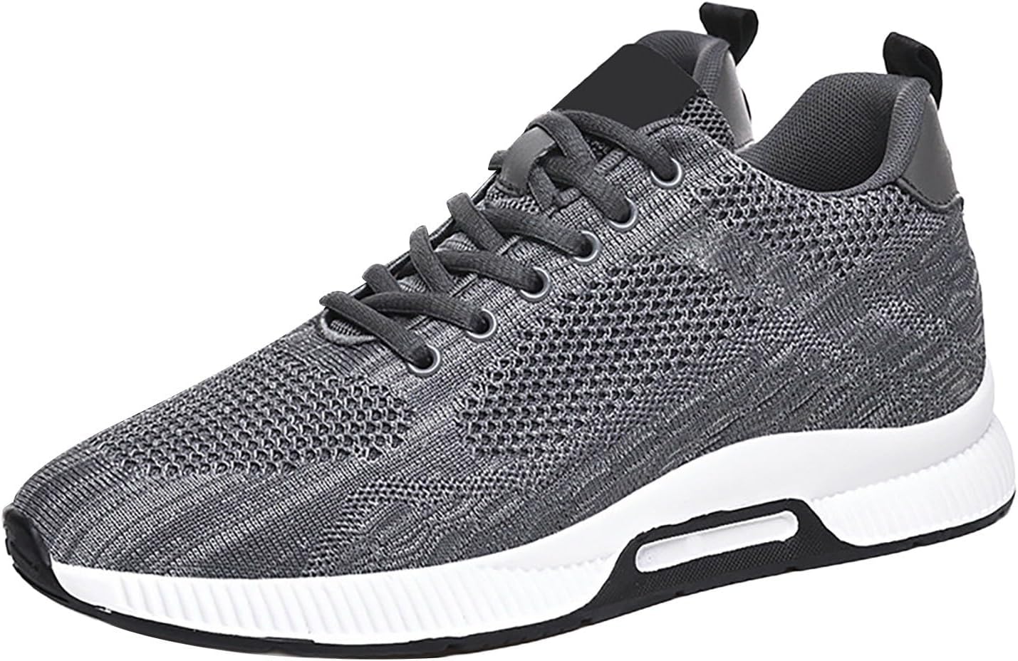 Height Boosting Shoes for Men Height Boosting Shoes Height Increasing Shoes Men's Invisible Height Increasing Elevator Shoes - Ultra Light-Weight Lace-up Sporty Walker - 2.8 Inches Taller