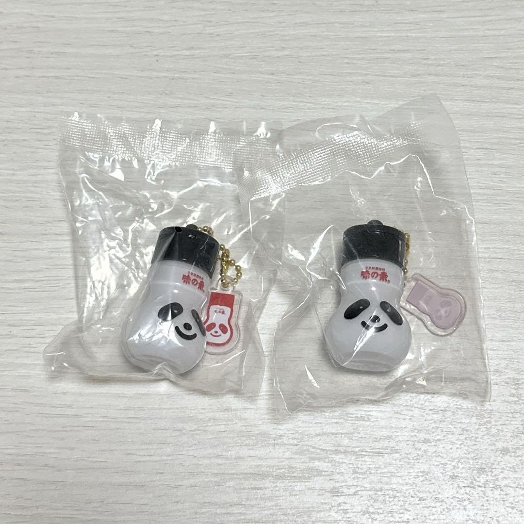 Amazon.co.jp: 味の素 ミニボトルキーホルダー マジパンダ 2個セット